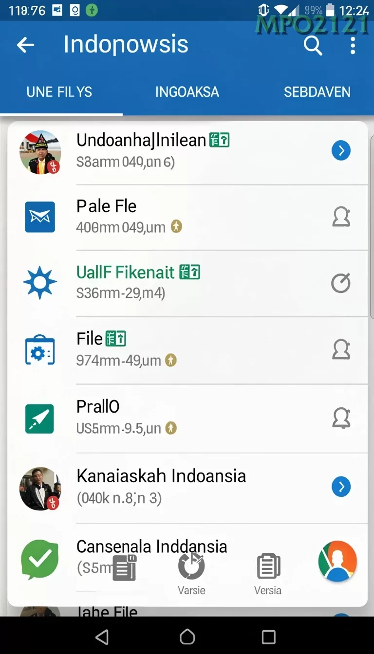 Cuplikan layar AMAN33 — aktivitas