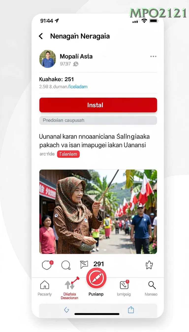 Cuplikan layar PANDAWIN — menu navigasi